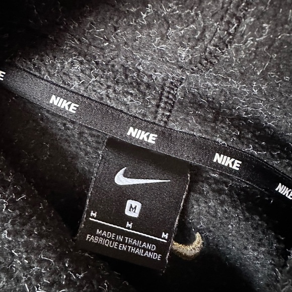 EUC Nike Fleece Pullover with Kanga Pocket & Funnel Drawstring Neck - Picture 5 of 11